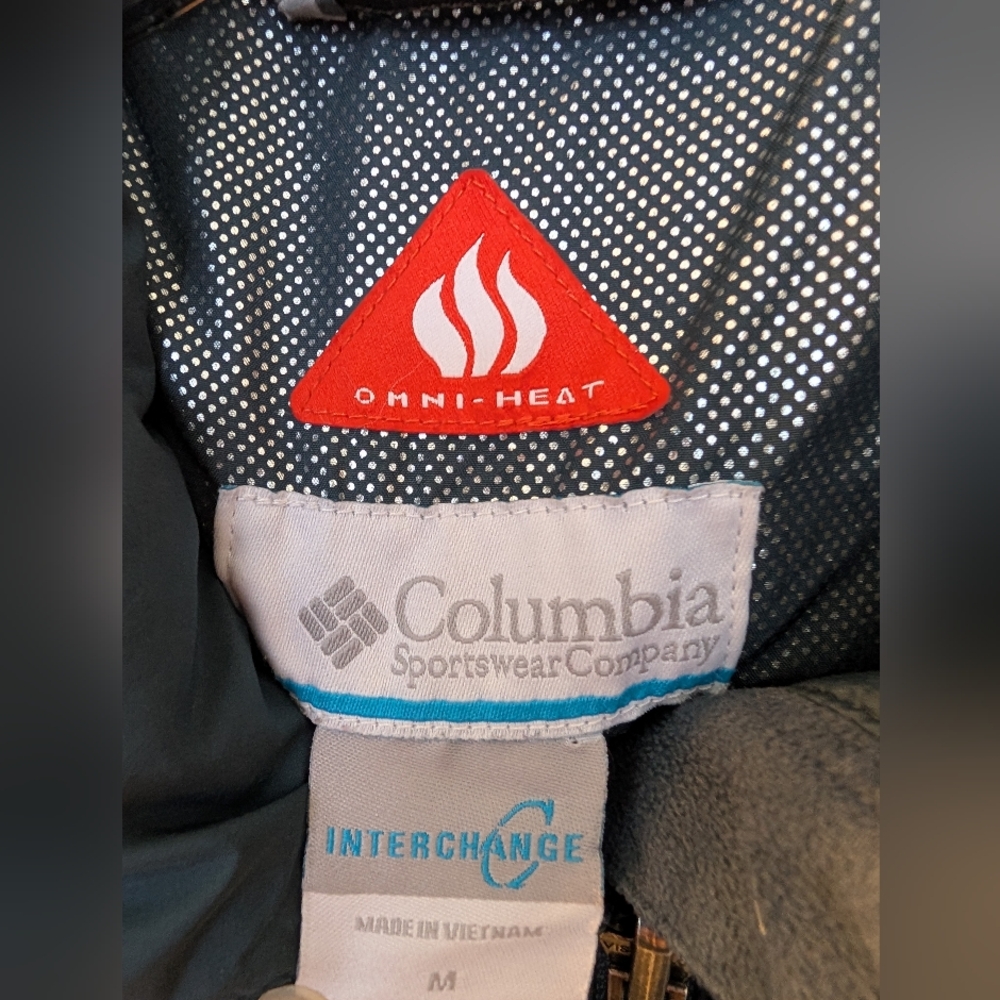 Medium Quilted Columbia Winter Jacket With Omniheat - Picture 4 of 4